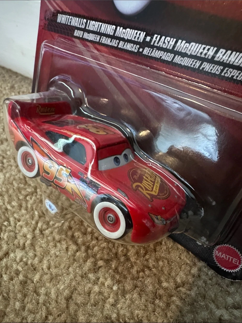 Disney Pixar Cars Whitewalls Lightning McQueen Mattel 1:55 Diecast 2026 China